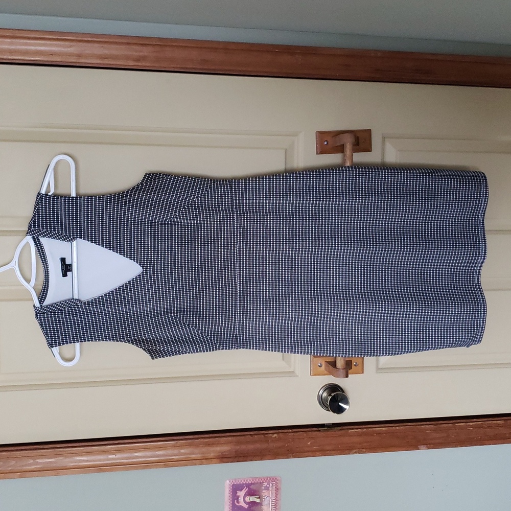 Ann Taylor Black and White Petite Dress